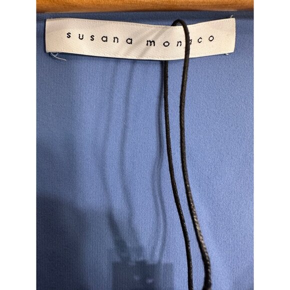 Susana Monaco NWT tie circle long sleeve top S - Picture 4 of 10